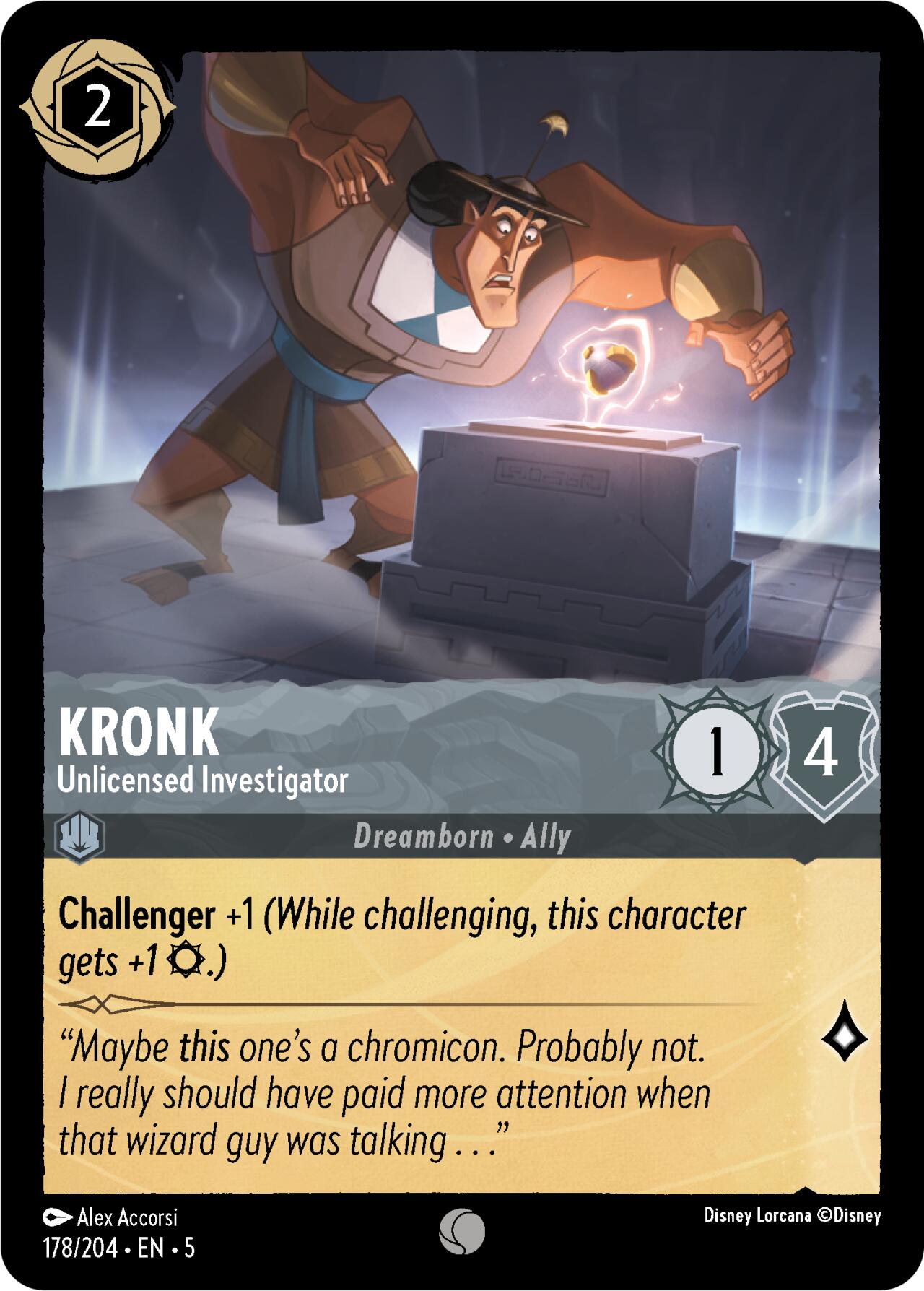 Kronk - Unlicensed Investigator (178/204) [Shimmering Skies] | Game Master's Emporium (The New GME)