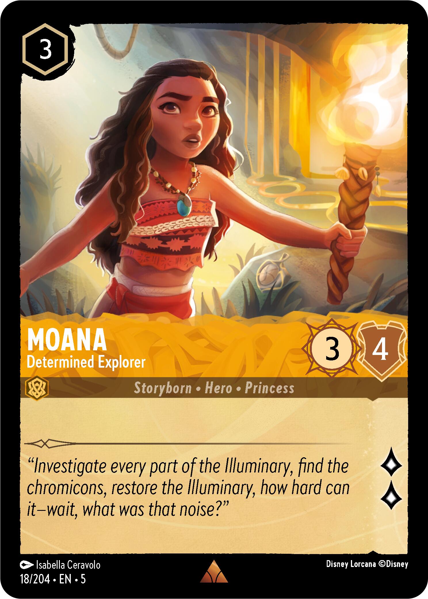 Moana - Determined Explorer (18/204) [Shimmering Skies] | Game Master's Emporium (The New GME)