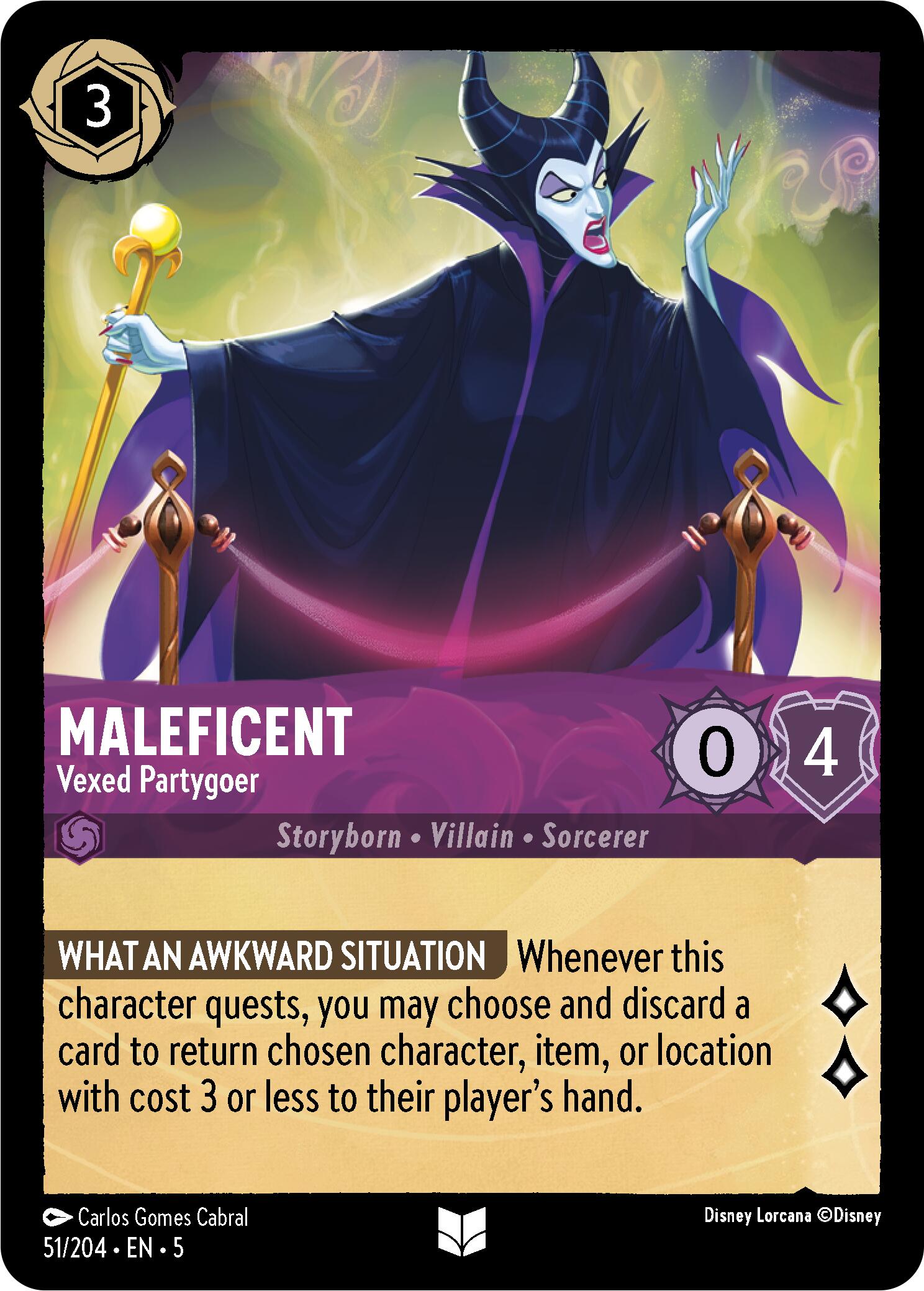 Maleficent - Vexed Partygoer (51/204) [Shimmering Skies] | Game Master's Emporium (The New GME)
