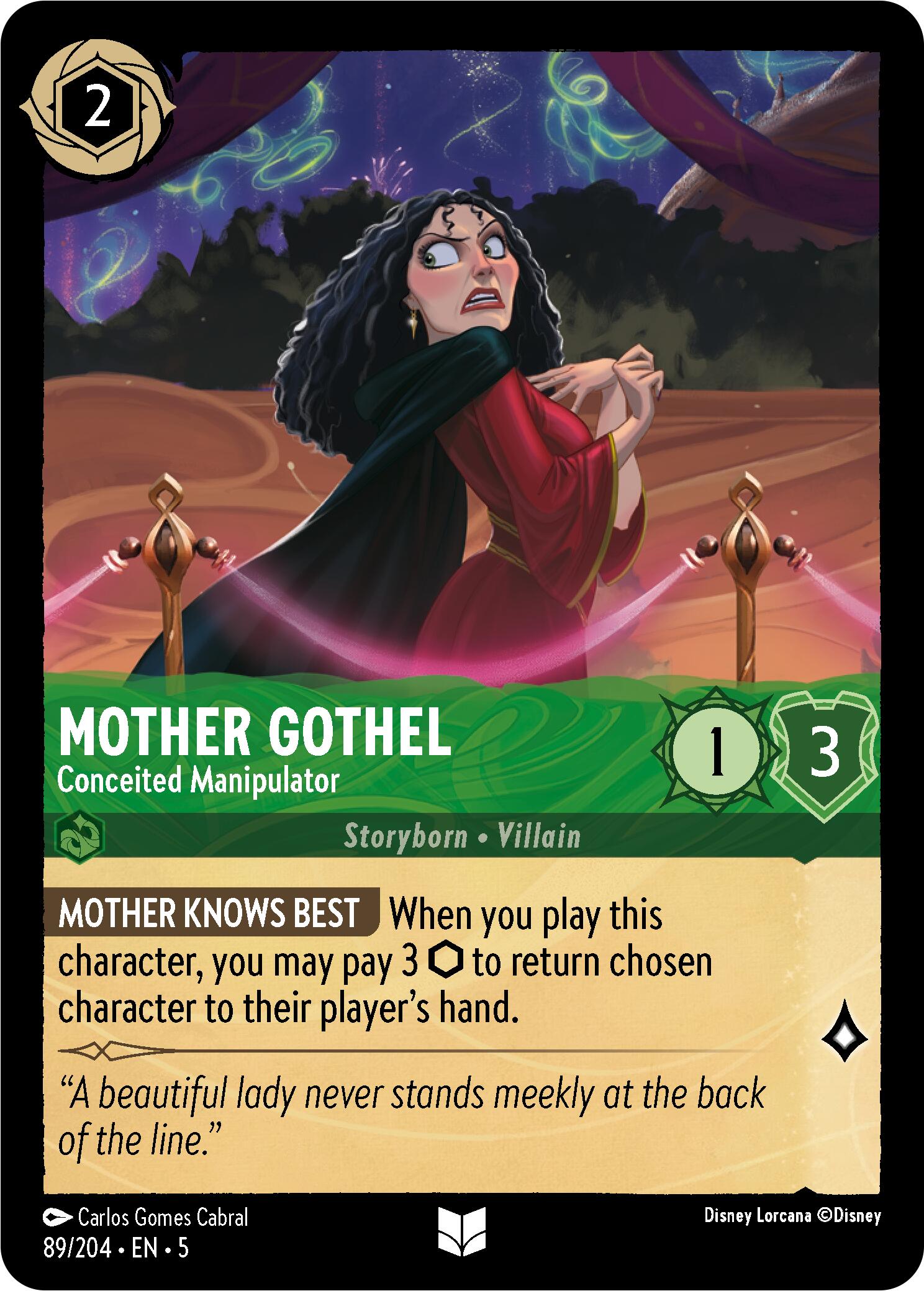 Mother Gothel - Conceited Manipulator (89/204) [Shimmering Skies] | Game Master's Emporium (The New GME)
