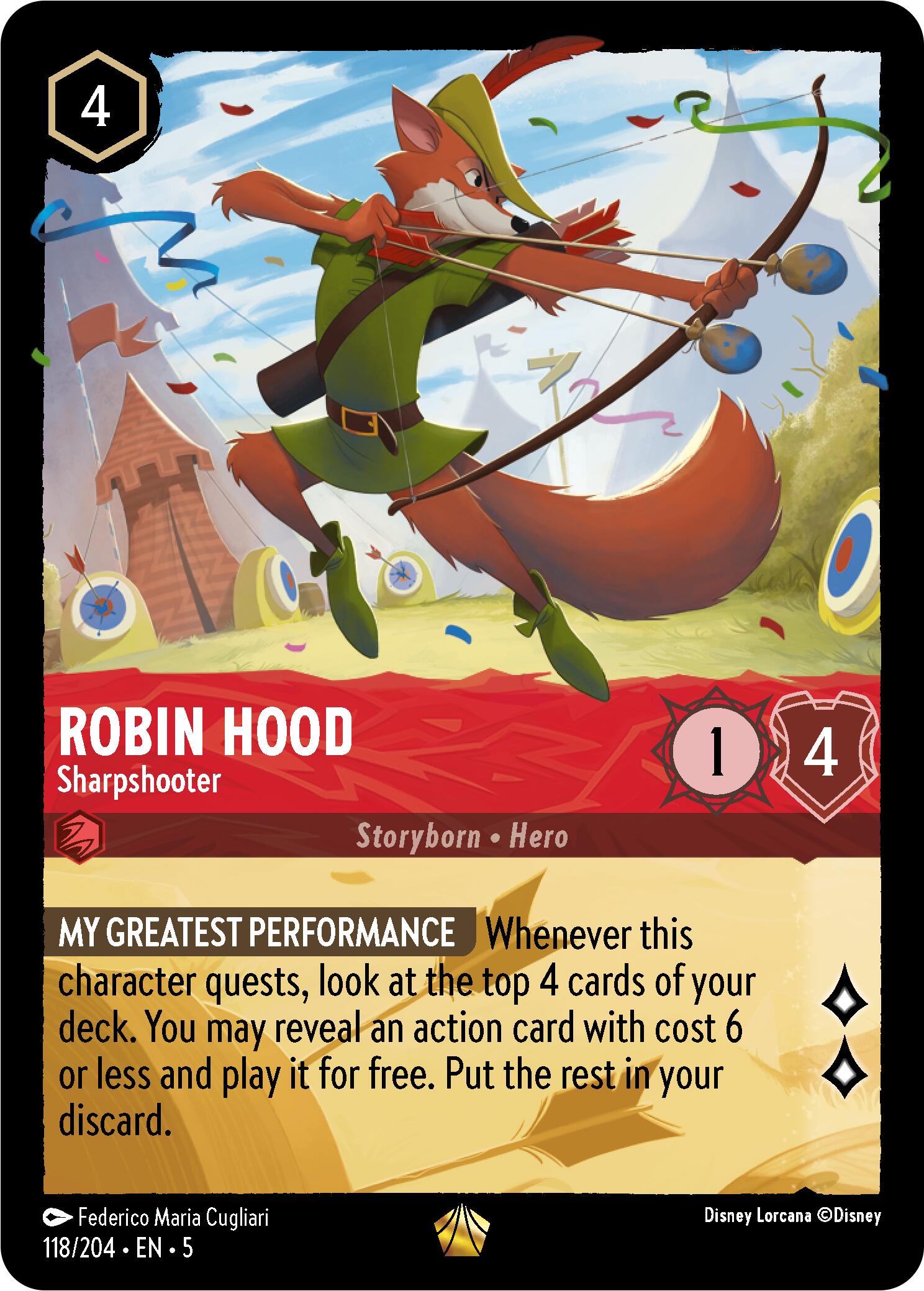 Robin Hood - Sharpshooter (118/204) [Shimmering Skies] | Game Master's Emporium (The New GME)