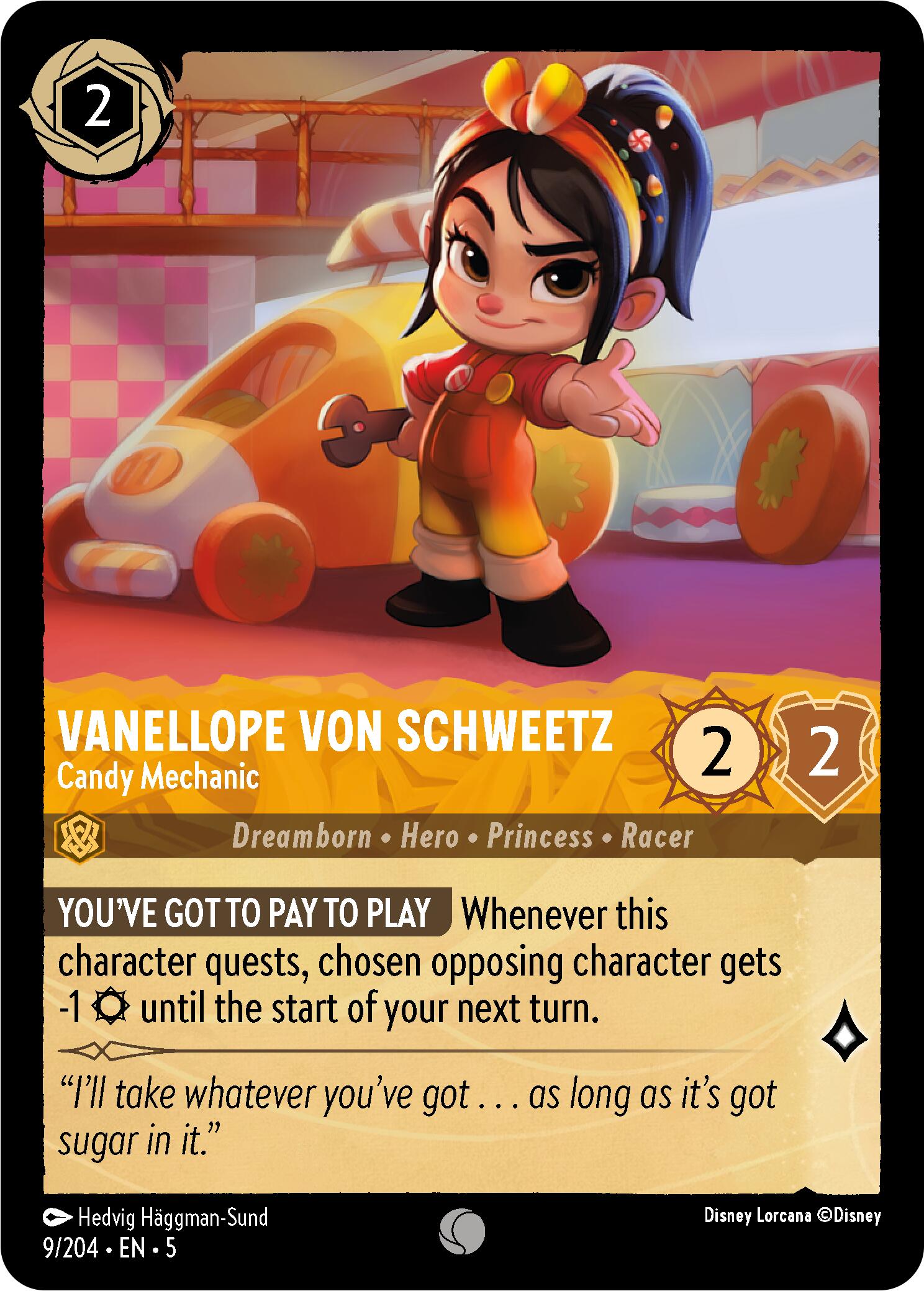 Vanellope von Schweetz - Candy Mechanic (9/204) [Shimmering Skies] | Game Master's Emporium (The New GME)