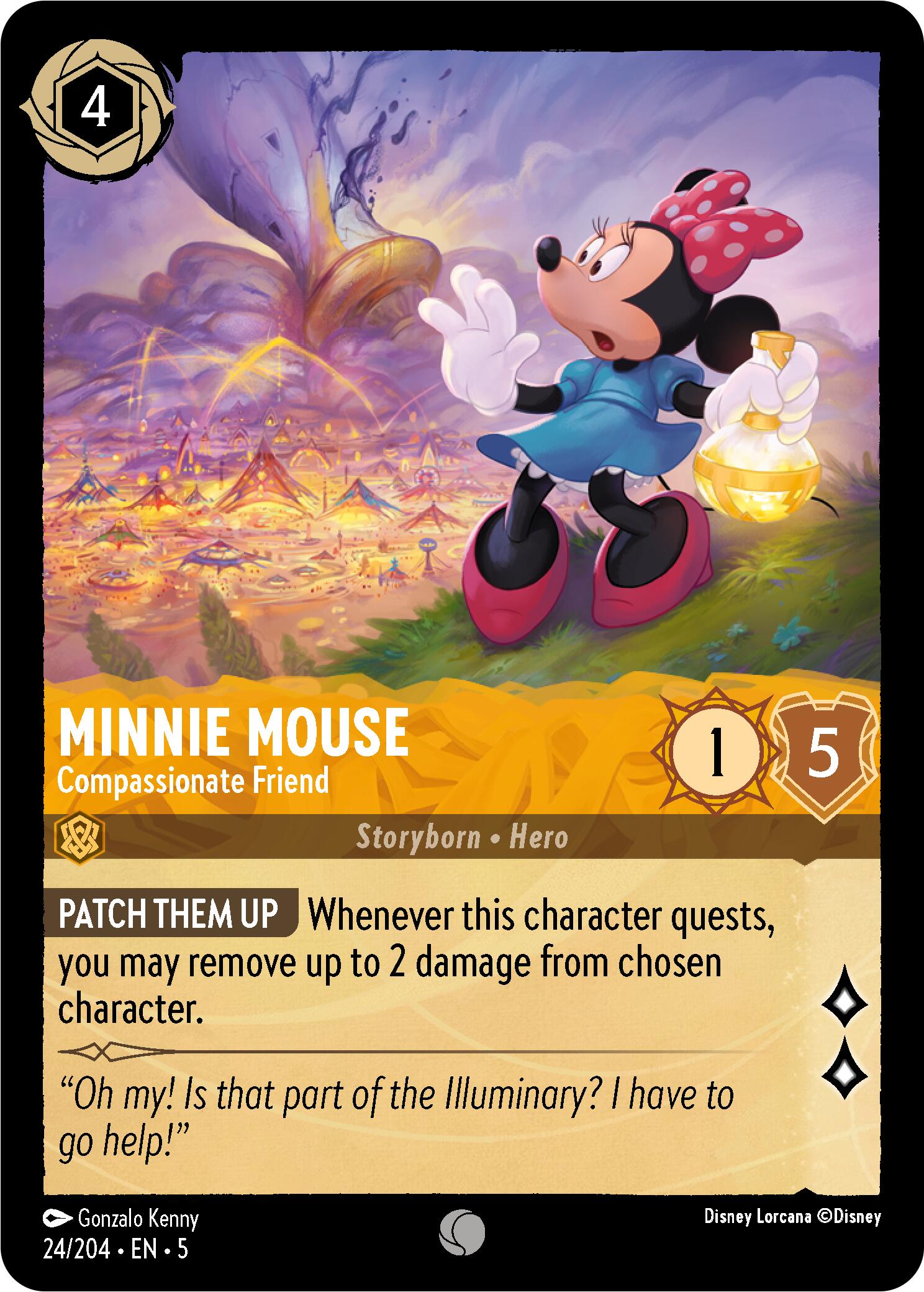 Minnie Mouse - Compassionate Friend (24/204) [Shimmering Skies] | Game Master's Emporium (The New GME)