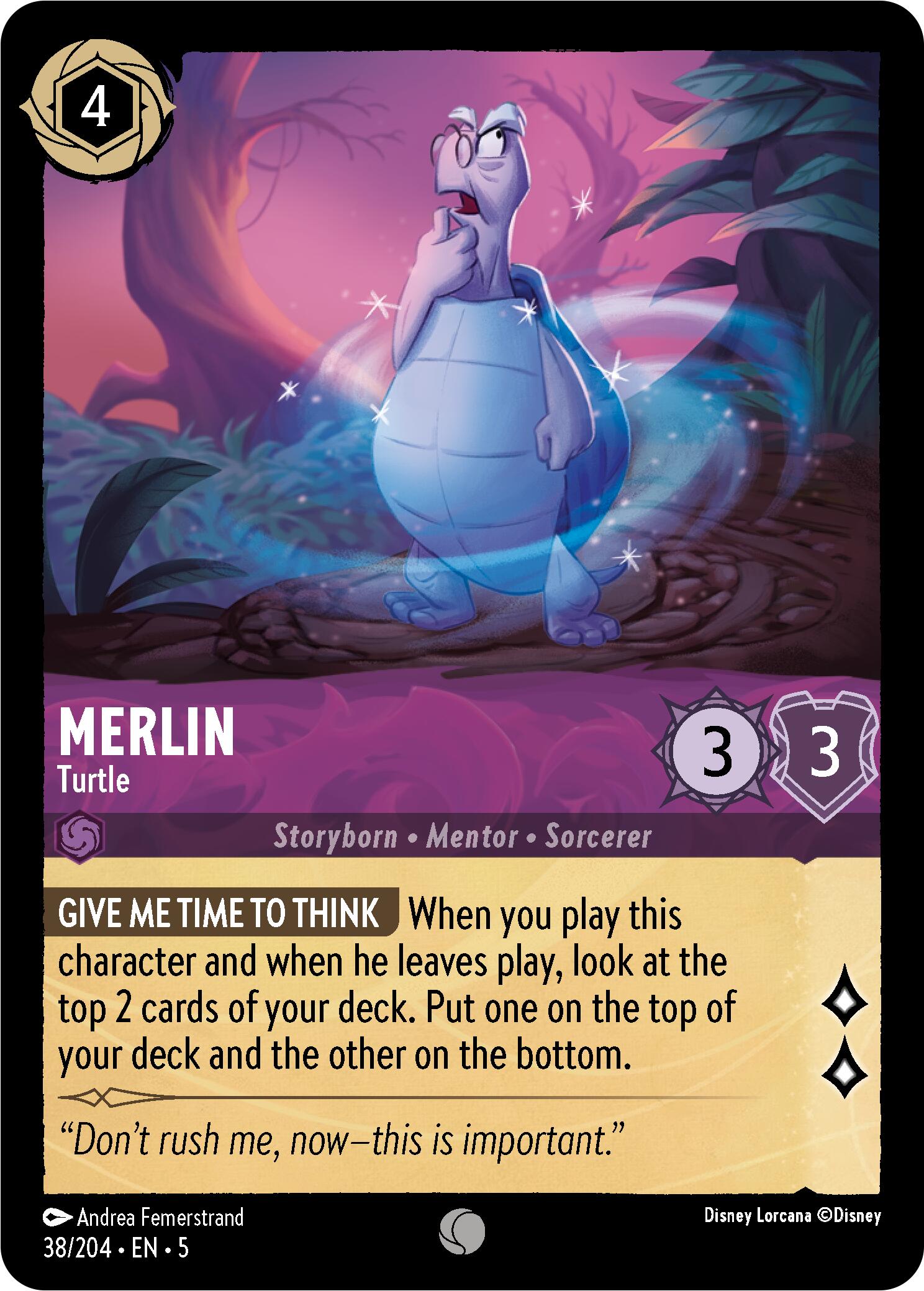 Merlin - Turtle (38/204) [Shimmering Skies] | Game Master's Emporium (The New GME)