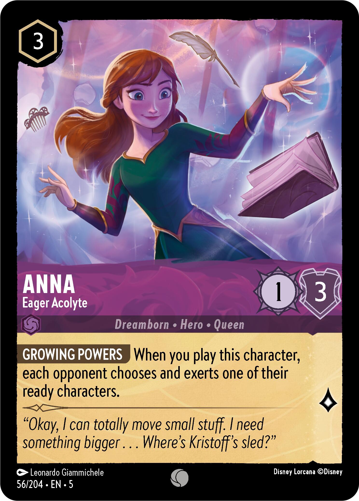 Anna - Eager Acolyte (56/204) [Shimmering Skies] | Game Master's Emporium (The New GME)