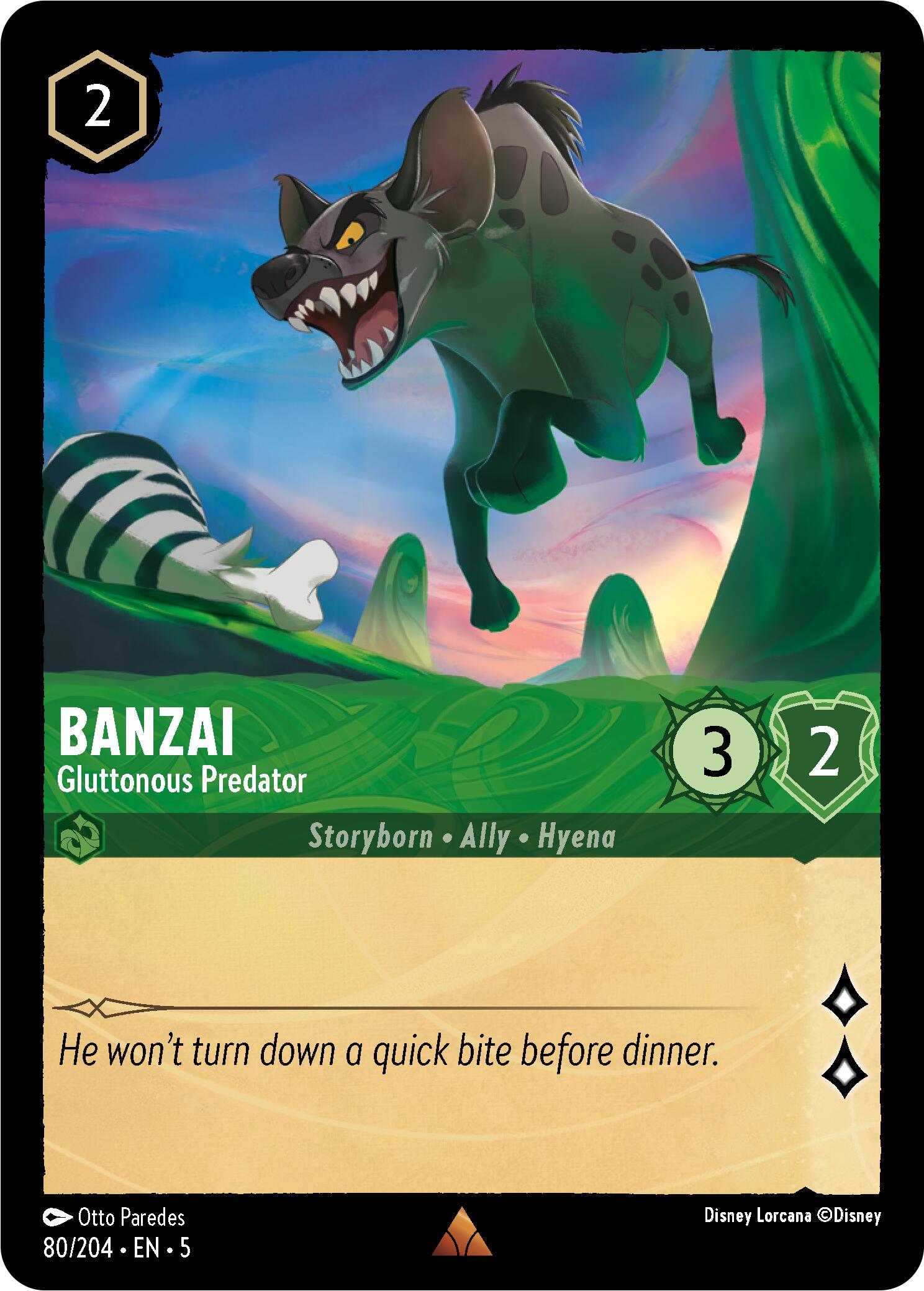 Banzai - Gluttonous Predator (80/204) [Shimmering Skies] | Game Master's Emporium (The New GME)