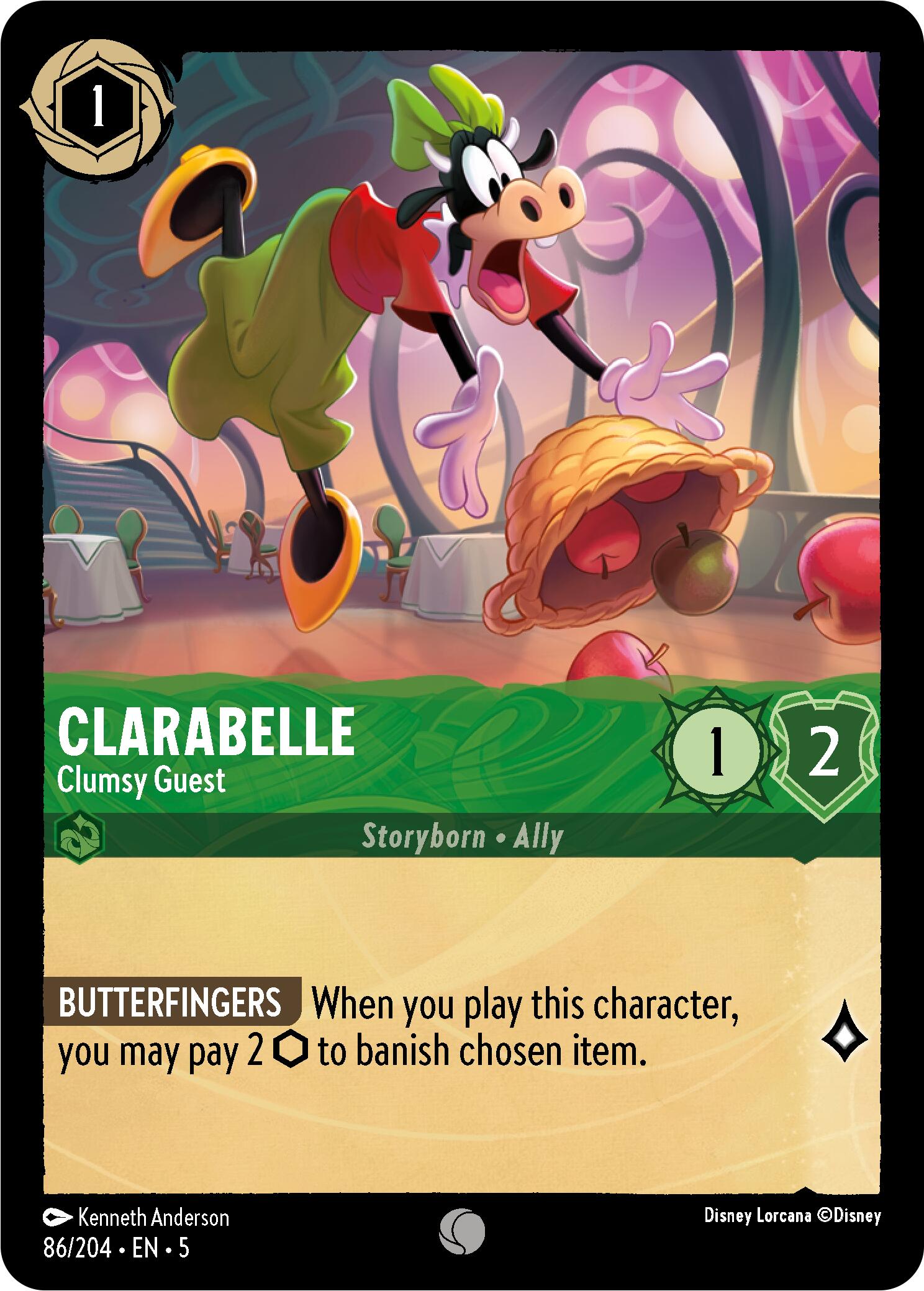 Clarabelle - Clumsy Guest (86/204) [Shimmering Skies] | Game Master's Emporium (The New GME)