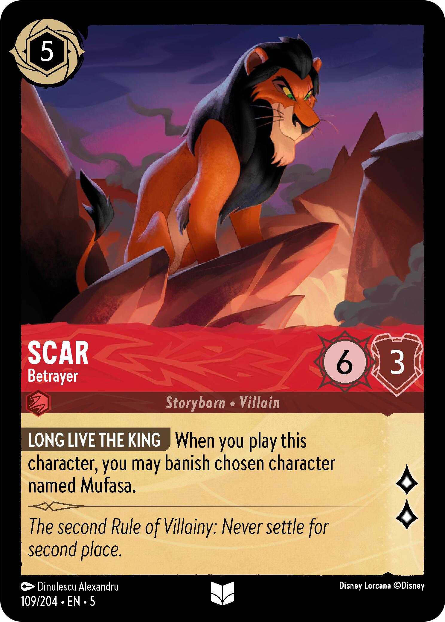 Scar - Betrayer (109/204) [Shimmering Skies] | Game Master's Emporium (The New GME)