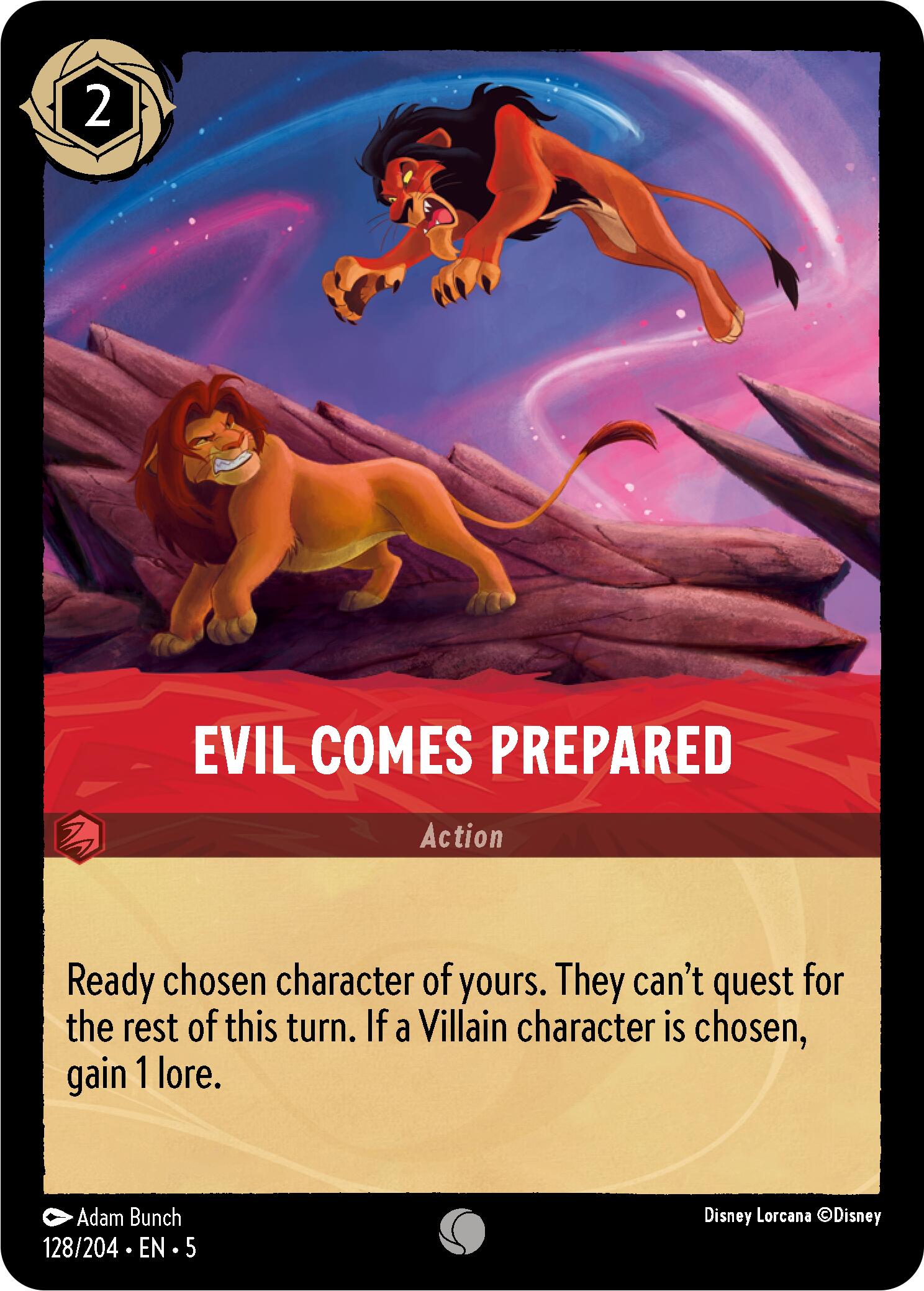 Evil Comes Prepared (128/204) [Shimmering Skies] | Game Master's Emporium (The New GME)