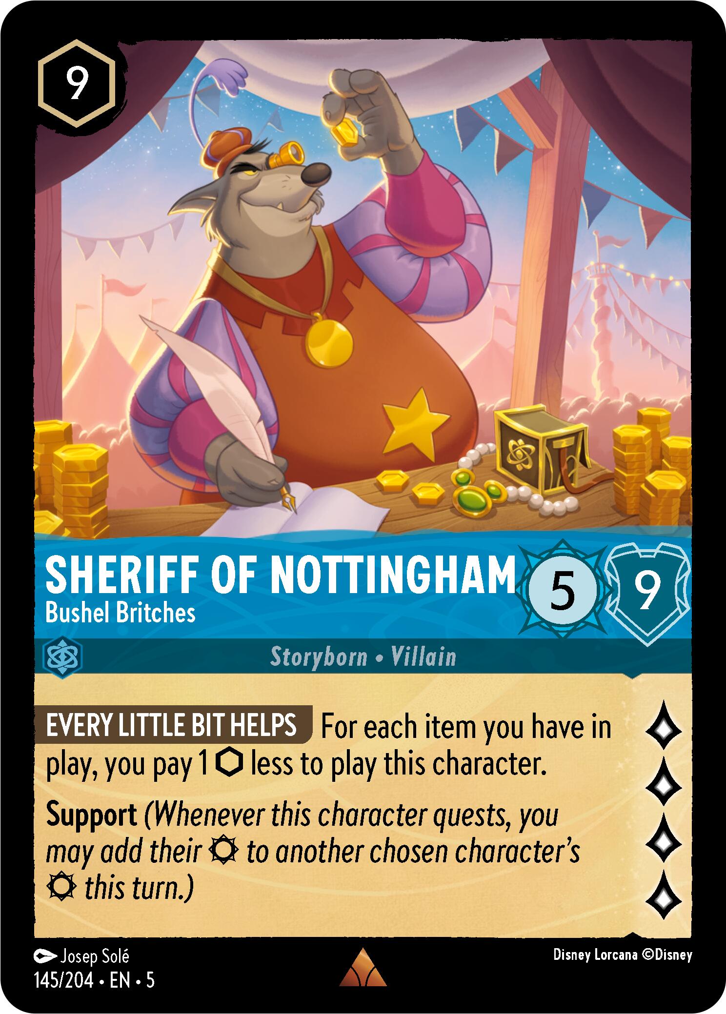 Sheriff of Nottingham - Bushel Britches (145/204) [Shimmering Skies] | Game Master's Emporium (The New GME)
