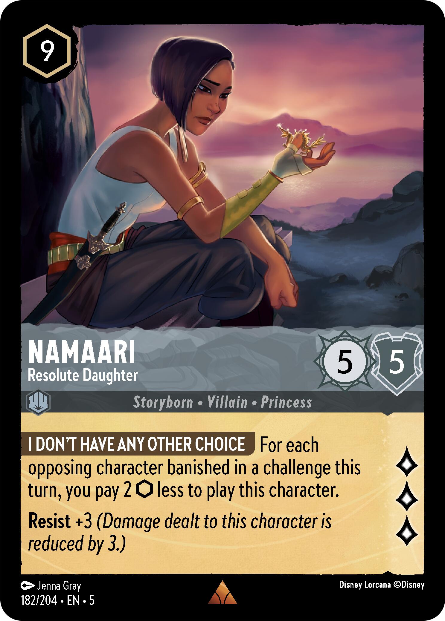 Namaari - Resolute Daughter (182/204) [Shimmering Skies] | Game Master's Emporium (The New GME)