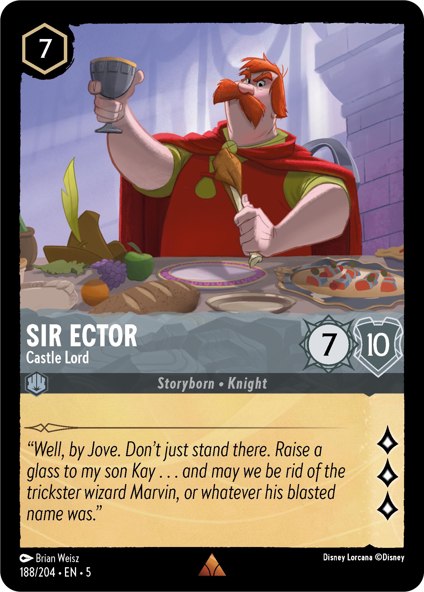 Sir Ector - Castle Lord (188/204) [Shimmering Skies] | Game Master's Emporium (The New GME)