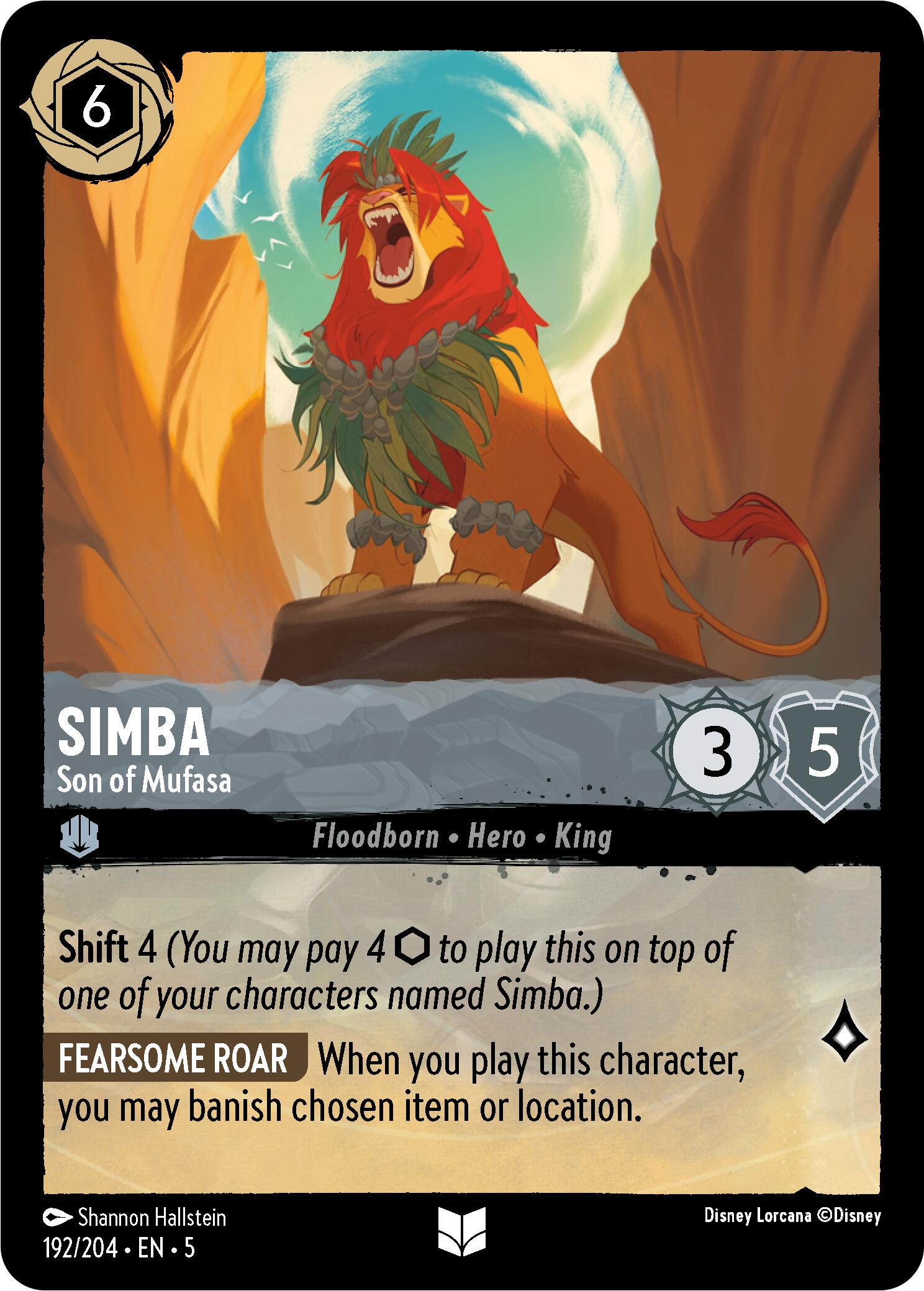 Simba - Son of Mufasa (192/204) [Shimmering Skies] | Game Master's Emporium (The New GME)
