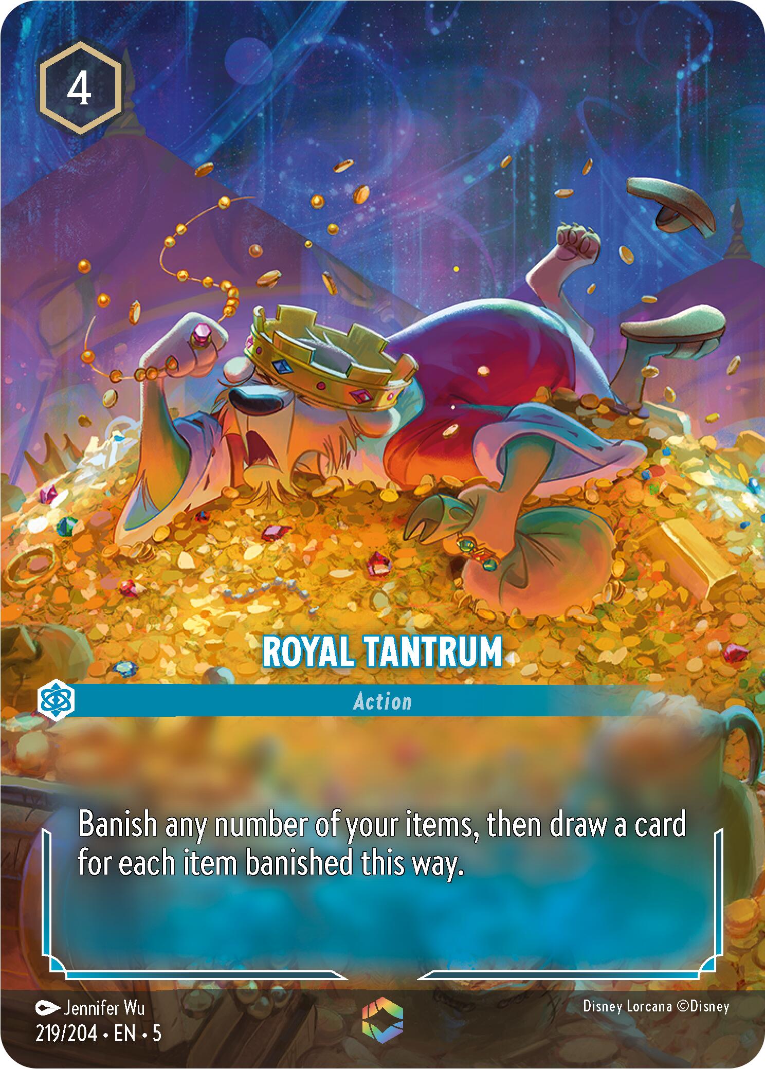 Royal Tantrum (Enchanted) (219/204) [Shimmering Skies] | Game Master's Emporium (The New GME)