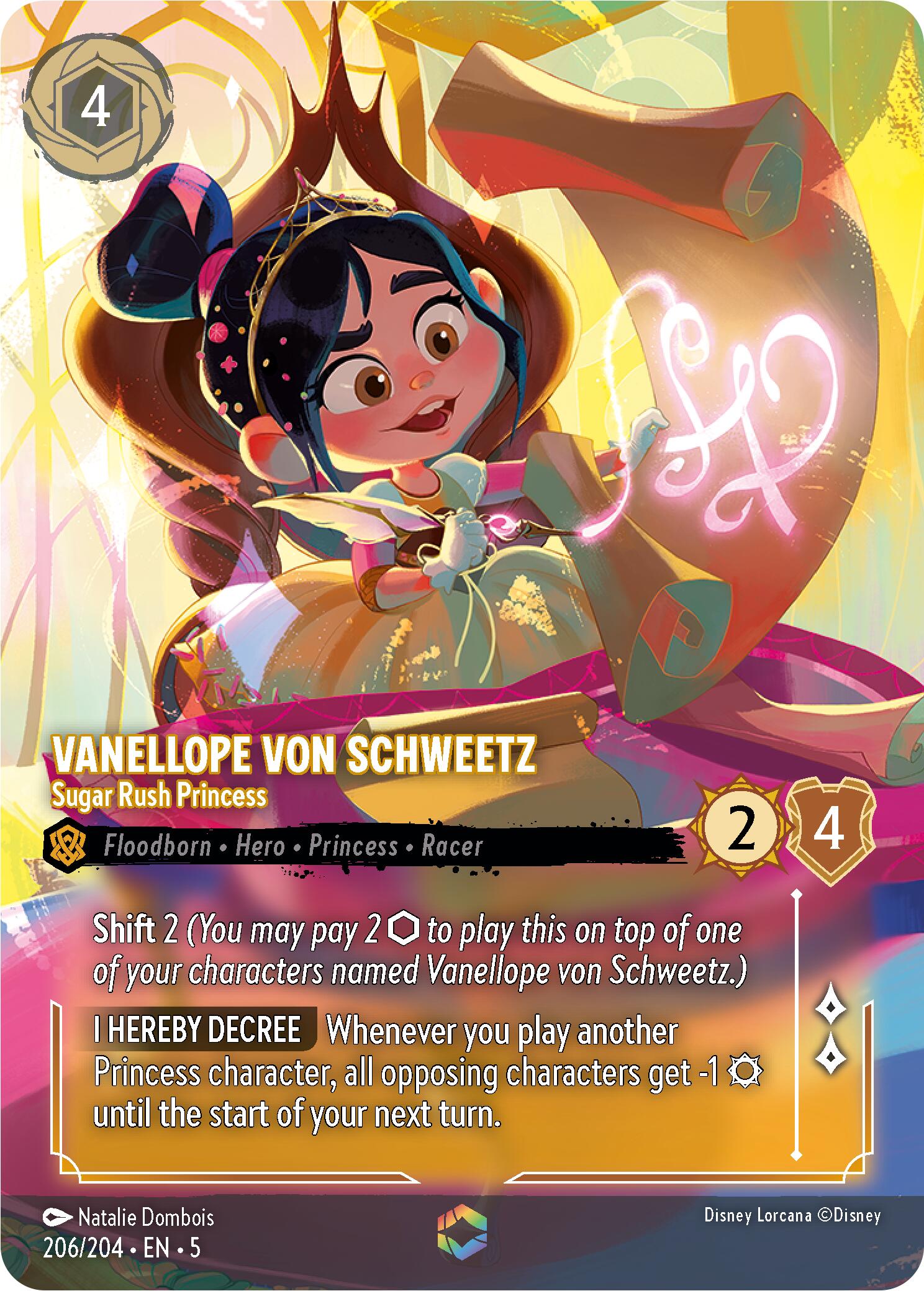 Vanellope von Schweetz - Sugar Rush Princess (Enchanted) (206/204) [Shimmering Skies] | Game Master's Emporium (The New GME)