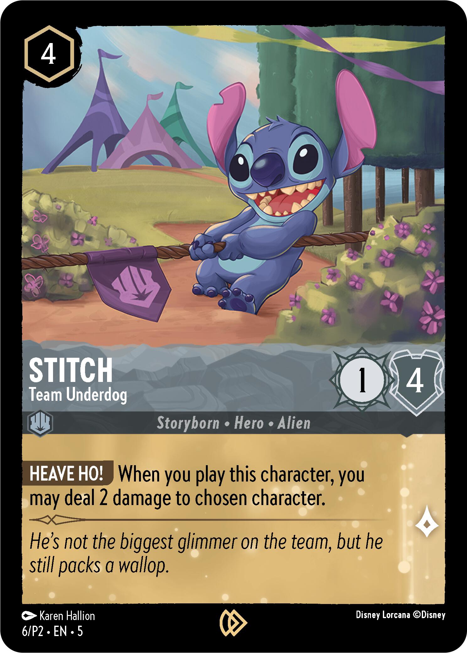 Stitch - Team Underdog (6) [Promo Cards] | Game Master's Emporium (The New GME)