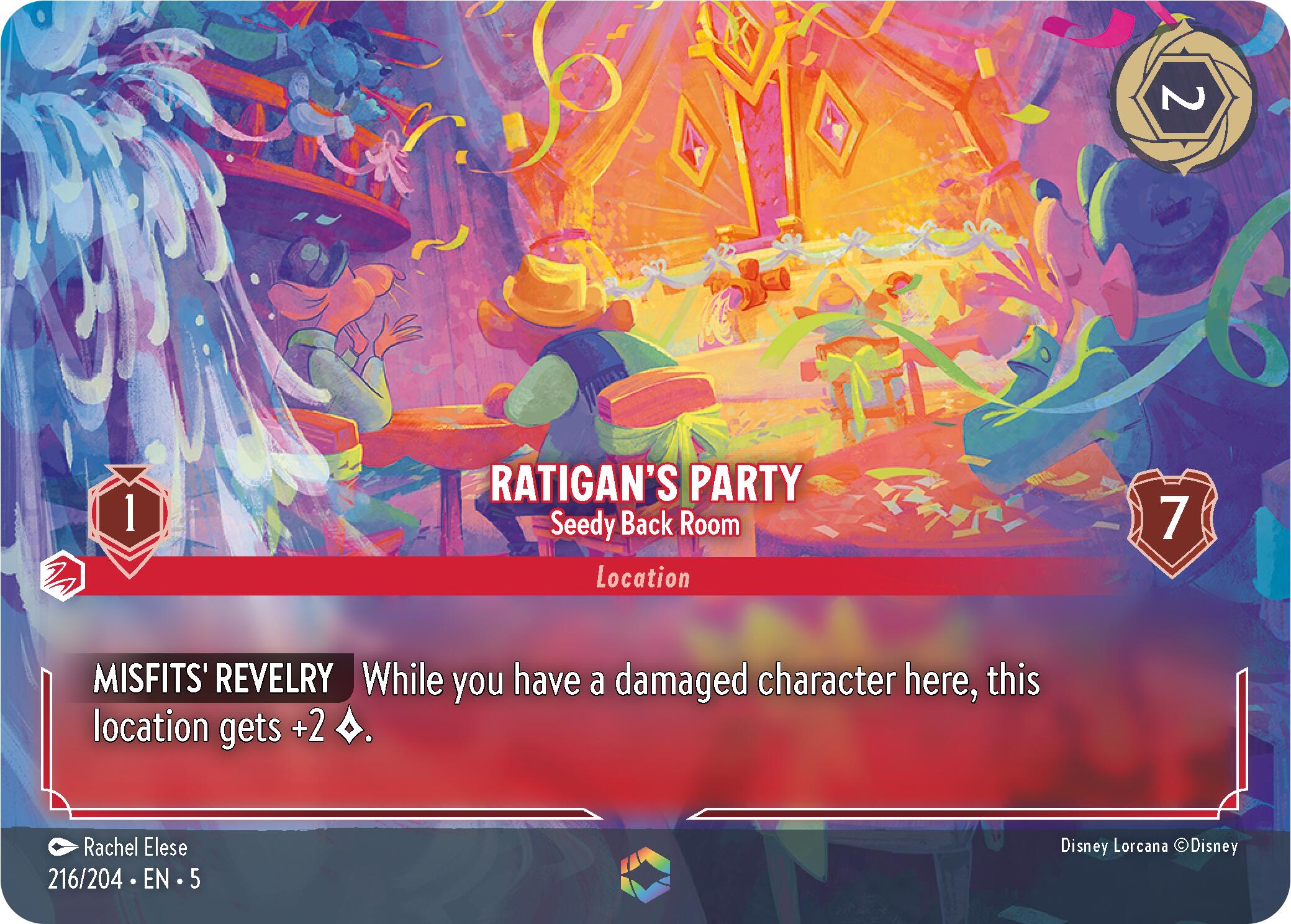 Ratigan's Party - Seedy Back Room (Enchanted) (216/204) [Shimmering Skies] | Game Master's Emporium (The New GME)