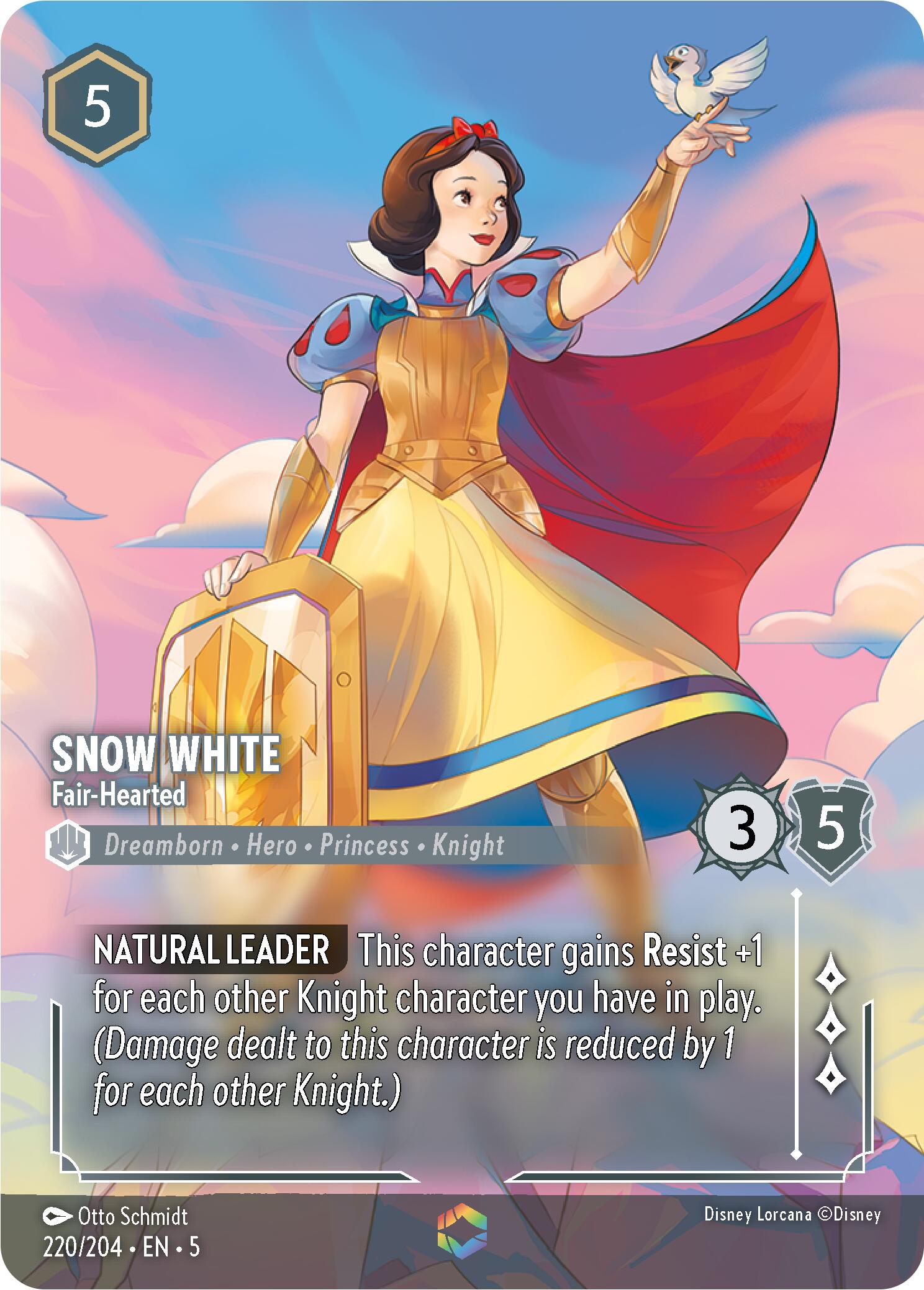 Snow White - Fair-Hearted (Enchanted) (220/204) [Shimmering Skies] | Game Master's Emporium (The New GME)