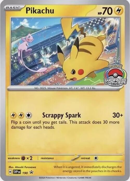 Pikachu (190) [Scarlet & Violet: Black Star Promos] | Game Master's Emporium (The New GME)