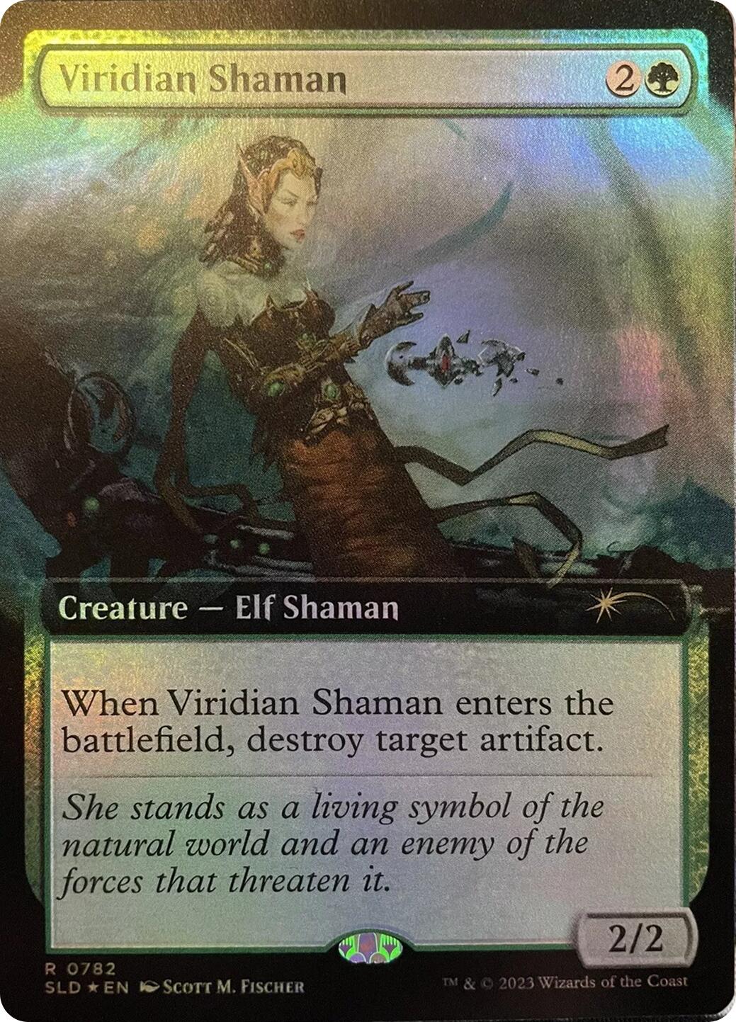 Viridian Shaman (Extended Art) [Secret Lair Drop Series] | Game Master's Emporium (The New GME)