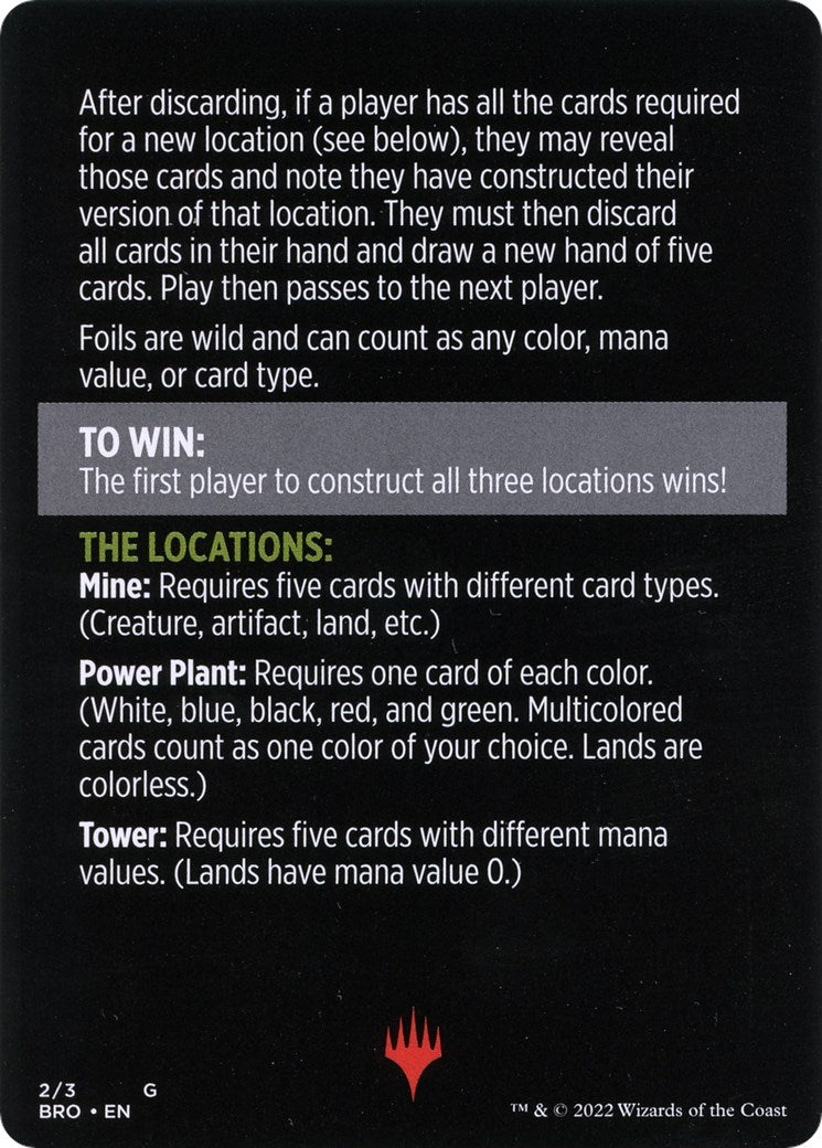 Urza's Blueprints (Magic Minigame) [The Brothers' War Minigame] | Game Master's Emporium (The New GME)