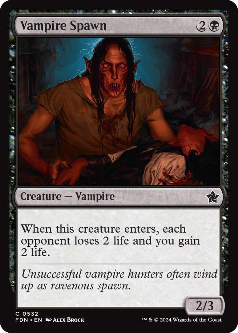 Vampires Deck Theme Card [Foundations] | Game Master's Emporium (The New GME)