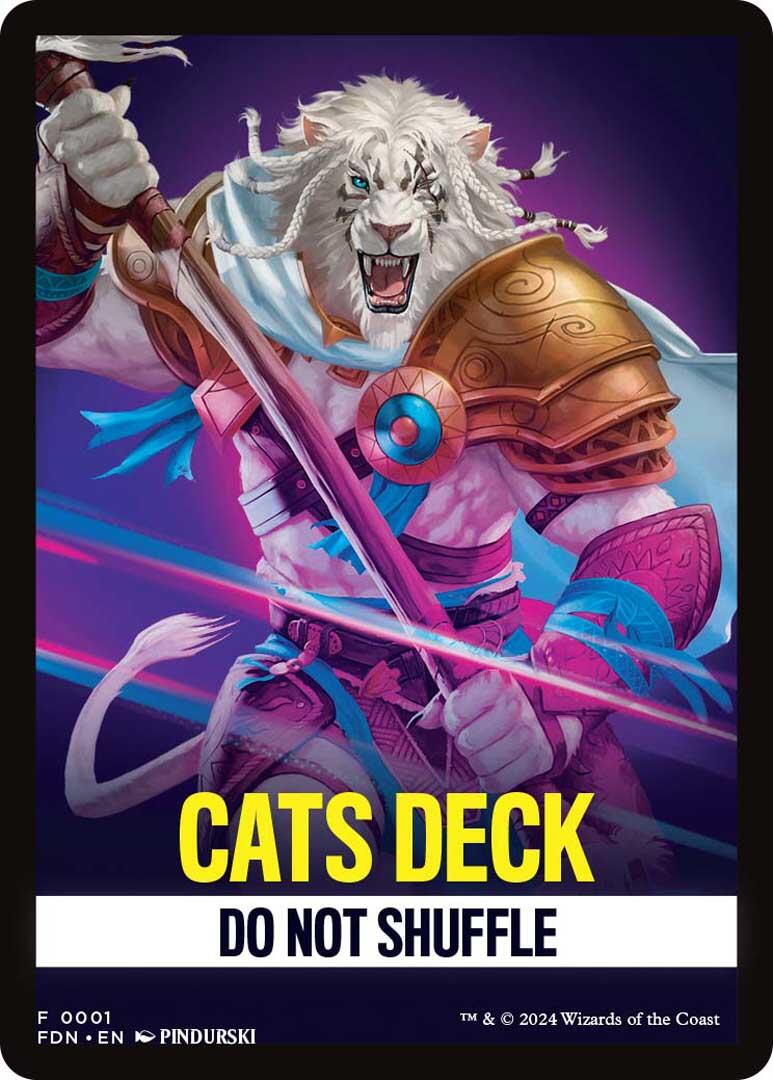 Cats Deck Theme Card [Foundations] | Game Master's Emporium (The New GME)