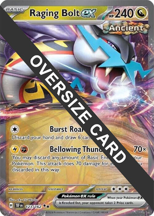 Raging Bolt ex (123) (Jumbo Card) [Scarlet & Violet: Temporal Forces] | Game Master's Emporium (The New GME)