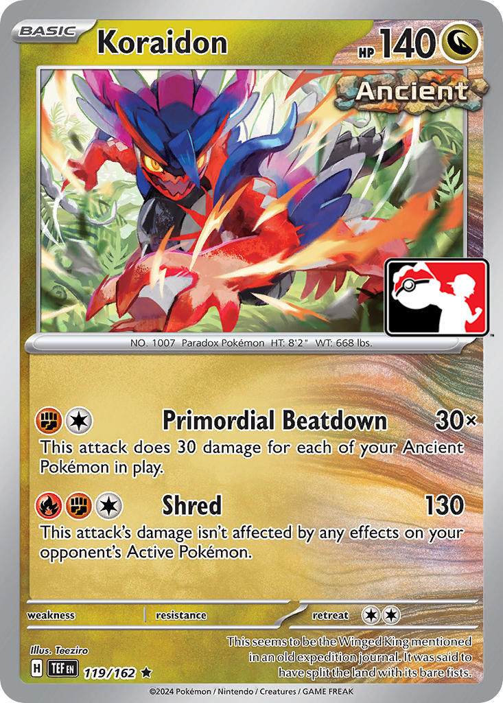 Koraidon (119/162) [Prize Pack Series Five] | Game Master's Emporium (The New GME)
