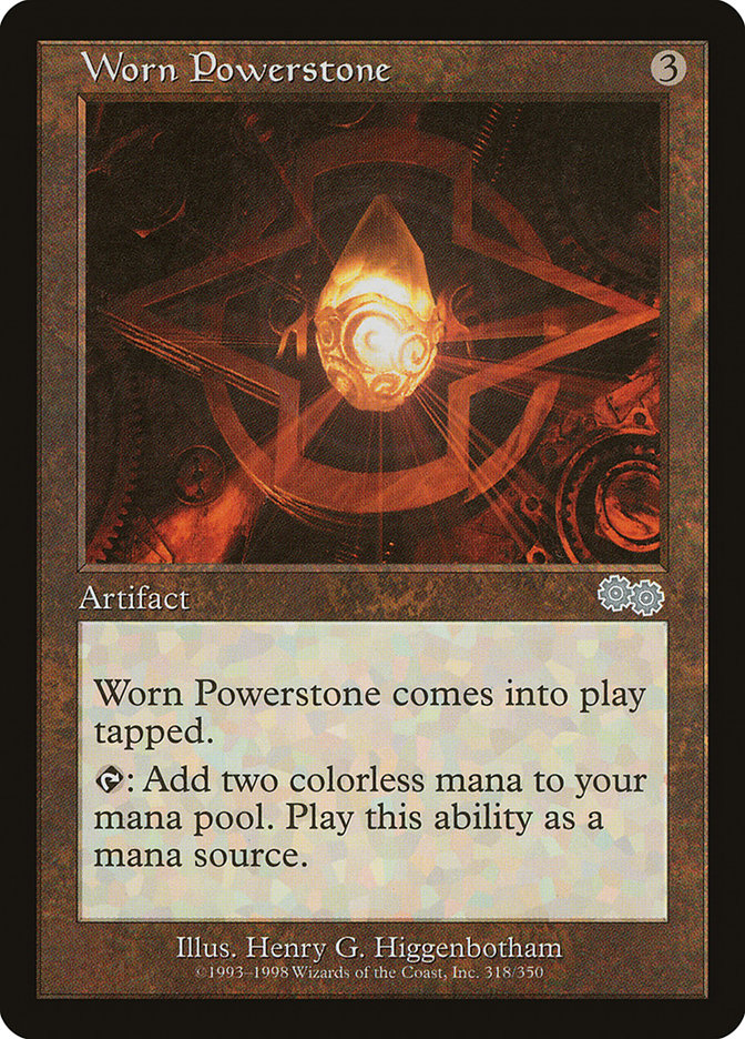 Worn Powerstone [Urza's Saga] | Game Master's Emporium (The New GME)