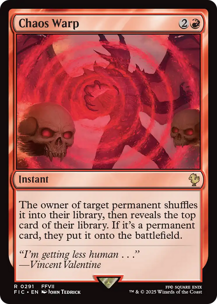 Chaos Warp [FINAL FANTASY Commander] | Game Master's Emporium (The New GME)