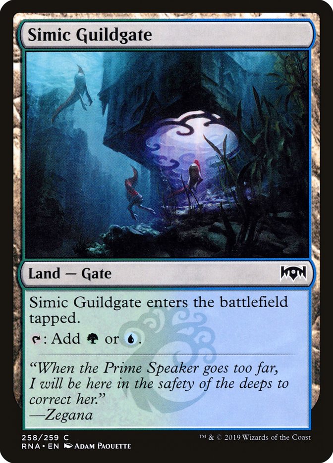 Simic Guildgate (258/259) [Ravnica Allegiance] | Game Master's Emporium (The New GME)