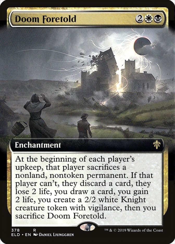 Doom Foretold (Extended Art) [Throne of Eldraine] | Game Master's Emporium (The New GME)
