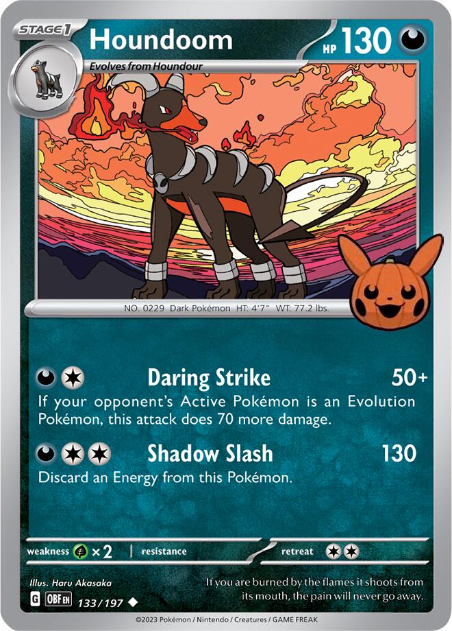 Houndoom (133/197) [Trick or Trade 2024] | Game Master's Emporium (The New GME)