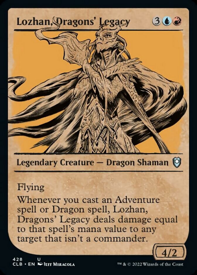Lozhan, Dragons' Legacy (Showcase) [Commander Legends: Battle for Baldur's Gate] | Game Master's Emporium (The New GME)