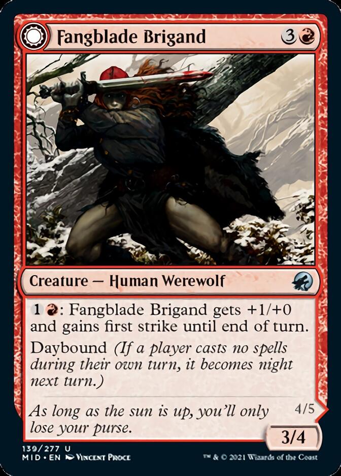 Fangblade Brigand // Fangblade Eviscerator [Innistrad: Midnight Hunt] | Game Master's Emporium (The New GME)