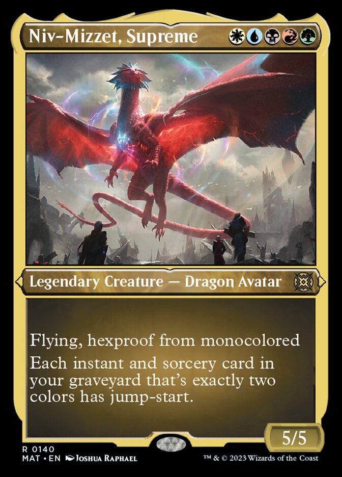 Niv-Mizzet, Supreme (Foil Etched) [March of the Machine: The Aftermath] | Game Master's Emporium (The New GME)