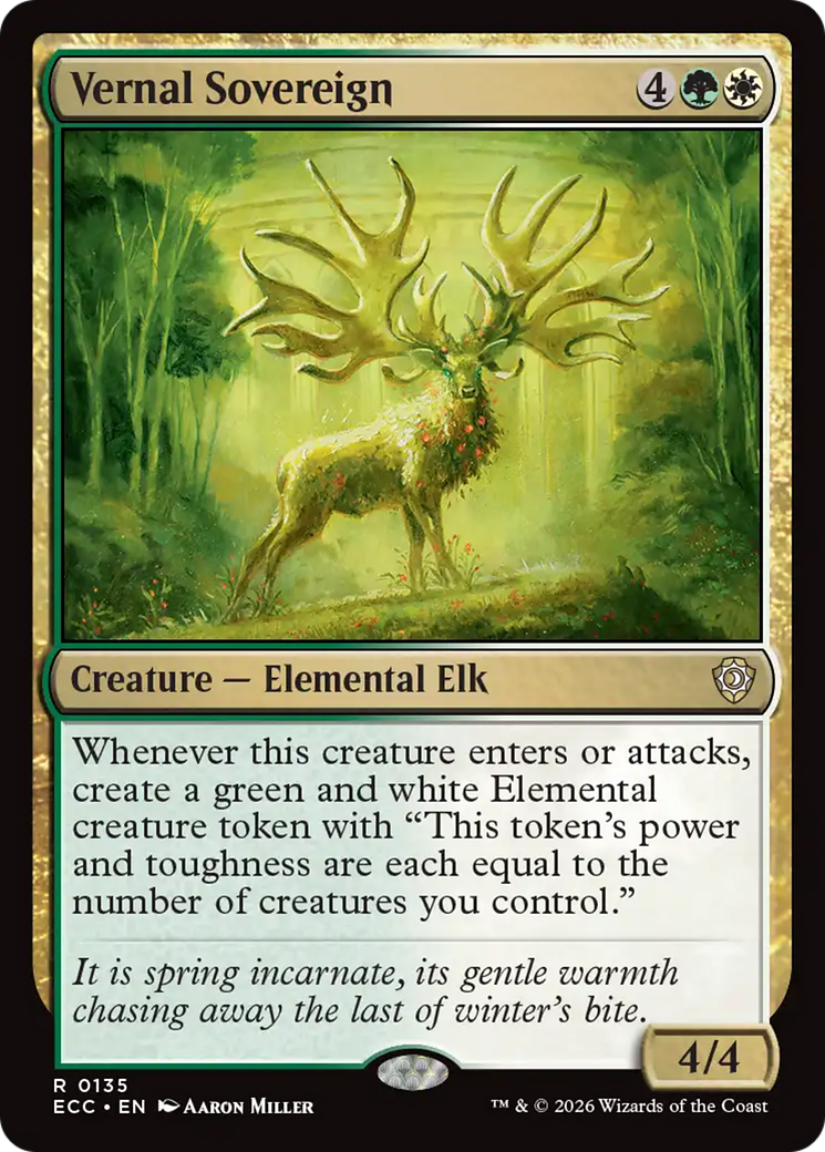 Vernal Sovereign [Lorwyn Eclipsed Commander] | Game Master's Emporium (The New GME)