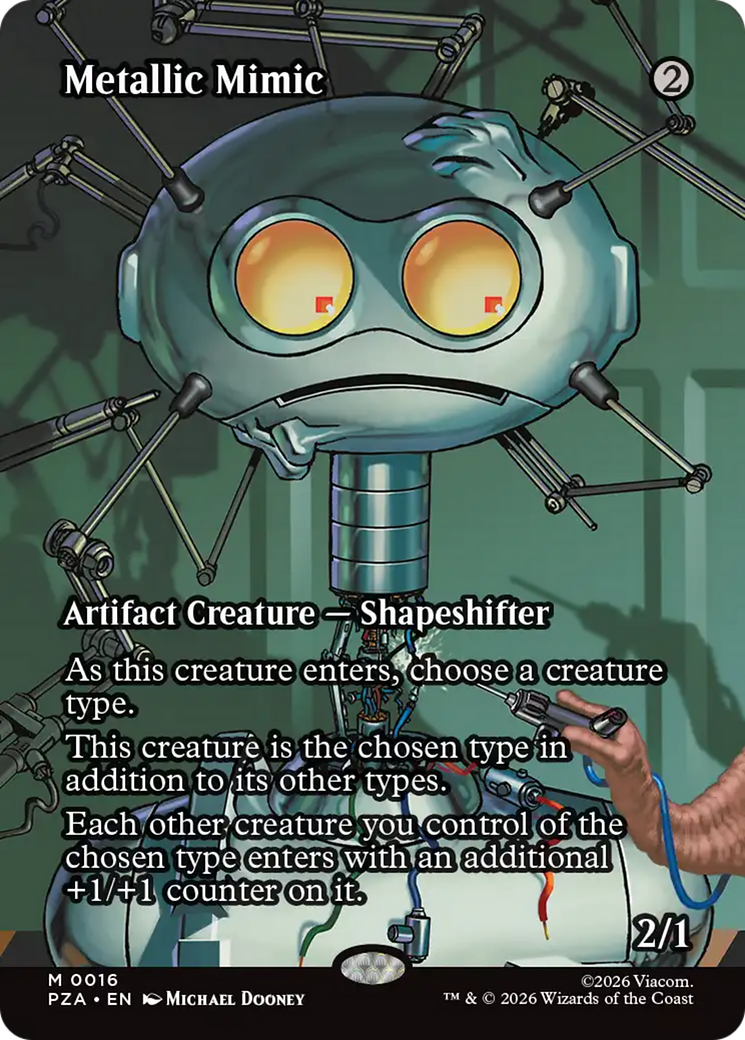 Metallic Mimic (Borderless) [Teenage Mutant Ninja Turtles Eternal-Legal] | Game Master's Emporium (The New GME)