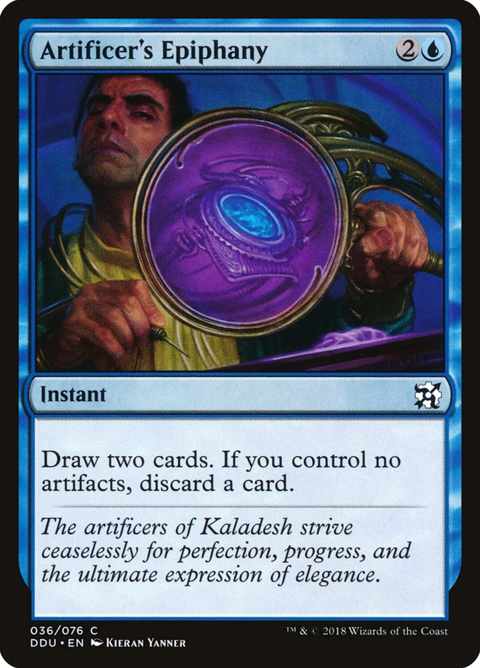 Artificer's Epiphany [Duel Decks: Elves vs. Inventors] | Game Master's Emporium (The New GME)