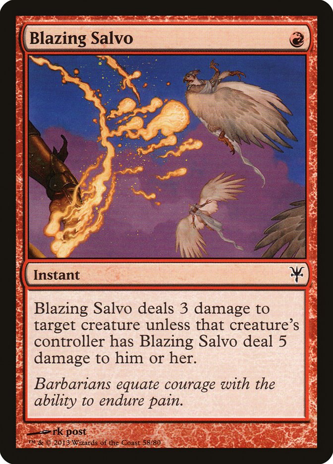 Blazing Salvo [Duel Decks: Sorin vs. Tibalt] | Game Master's Emporium (The New GME)