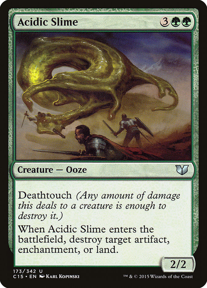 Acidic Slime [Commander 2015] | Game Master's Emporium (The New GME)