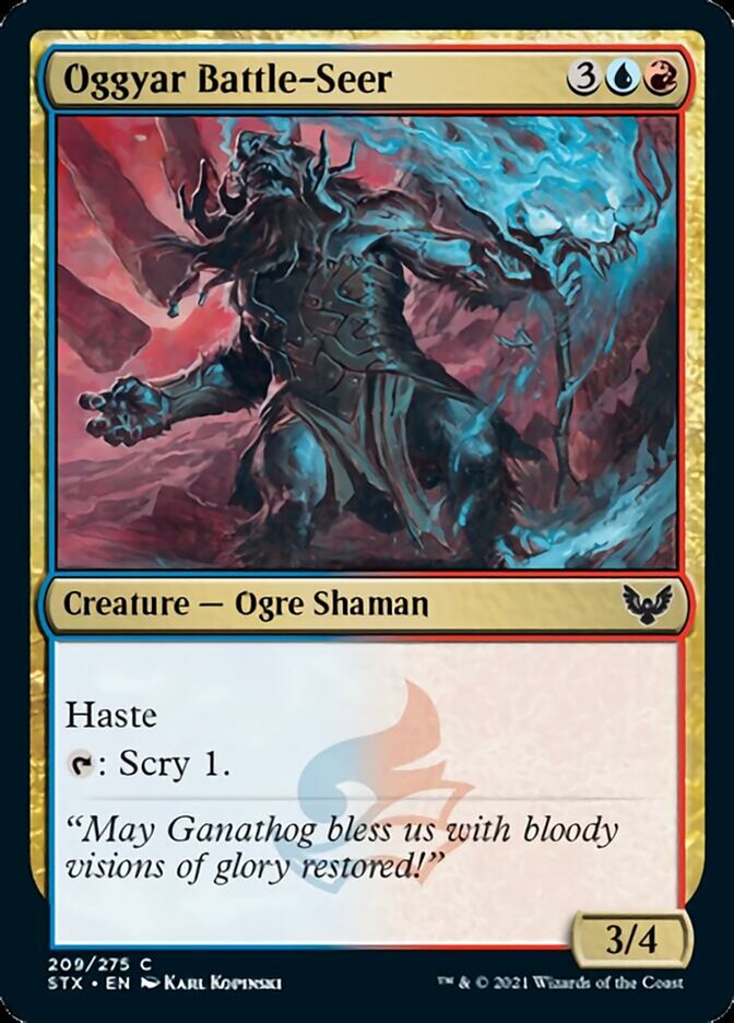 Oggyar Battle-Seer [Strixhaven: School of Mages] | Game Master's Emporium (The New GME)