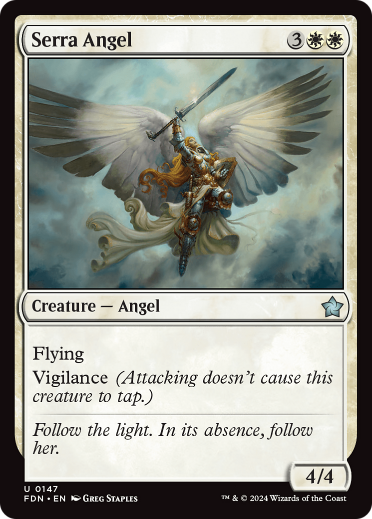 Serra Angel [Foundations] | Game Master's Emporium (The New GME)