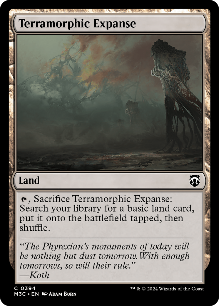 Terramorphic Expanse (Ripple Foil) [Modern Horizons 3 Commander] | Game Master's Emporium (The New GME)