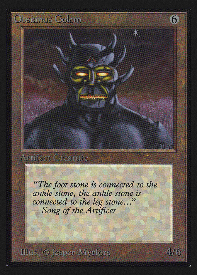 Obsianus Golem [Collectors' Edition] | Game Master's Emporium (The New GME)