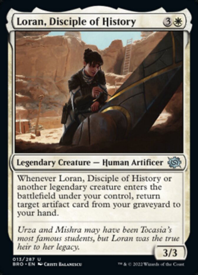 Loran, Disciple of History [The Brothers' War] | Game Master's Emporium (The New GME)