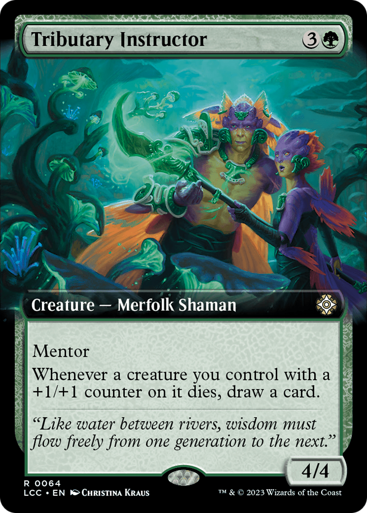 Tributary Instructor (Extended Art) [The Lost Caverns of Ixalan Commander] | Game Master's Emporium (The New GME)