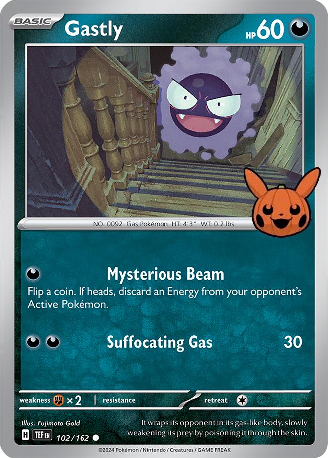 Gastly (102/162) [Trick or Trade 2024] | Game Master's Emporium (The New GME)