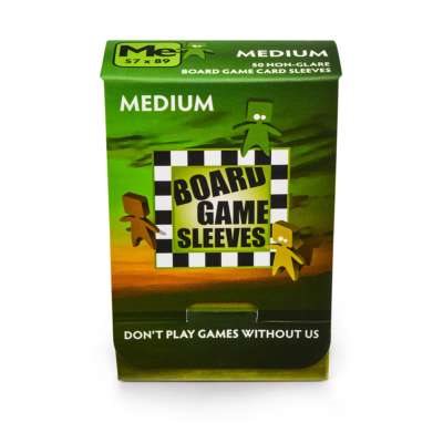 Board Game Sleeves 50 Non-Glare "Medium" Sleeves 57mm x 89mm | Game Master's Emporium (The New GME)